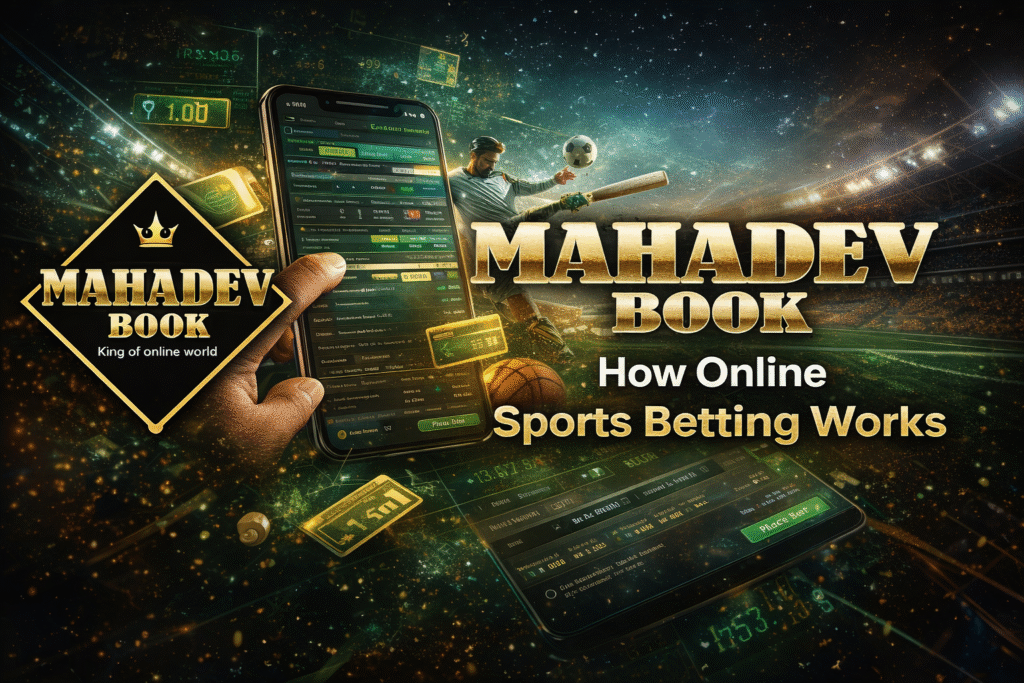 How online sports betting works with Mahadev Book platform