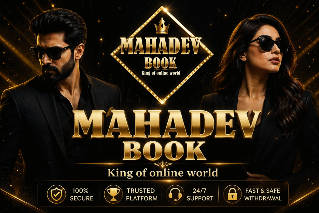 How to Create an ID Mahadev Book ID creation guide banner with gold logo