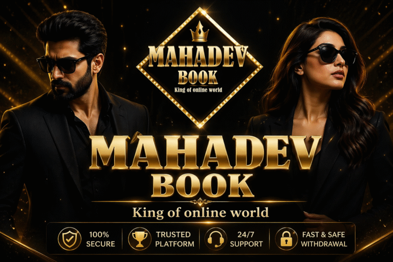 How to Create an ID Mahadev Book ID creation guide banner with gold logo