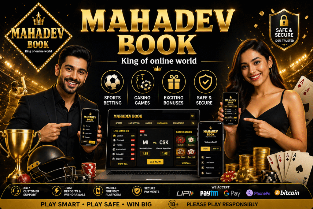 Mahadev Book online betting platform with cricket betting, casino games and secure transactions