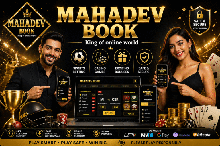 Mahadev Book online betting platform with cricket betting, casino games and secure transactions